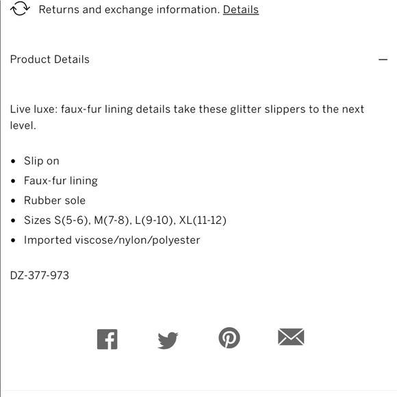 VS FAUX FUR GLITTER SLIPPERS SZ M 7-8 - Picture 3 of 6